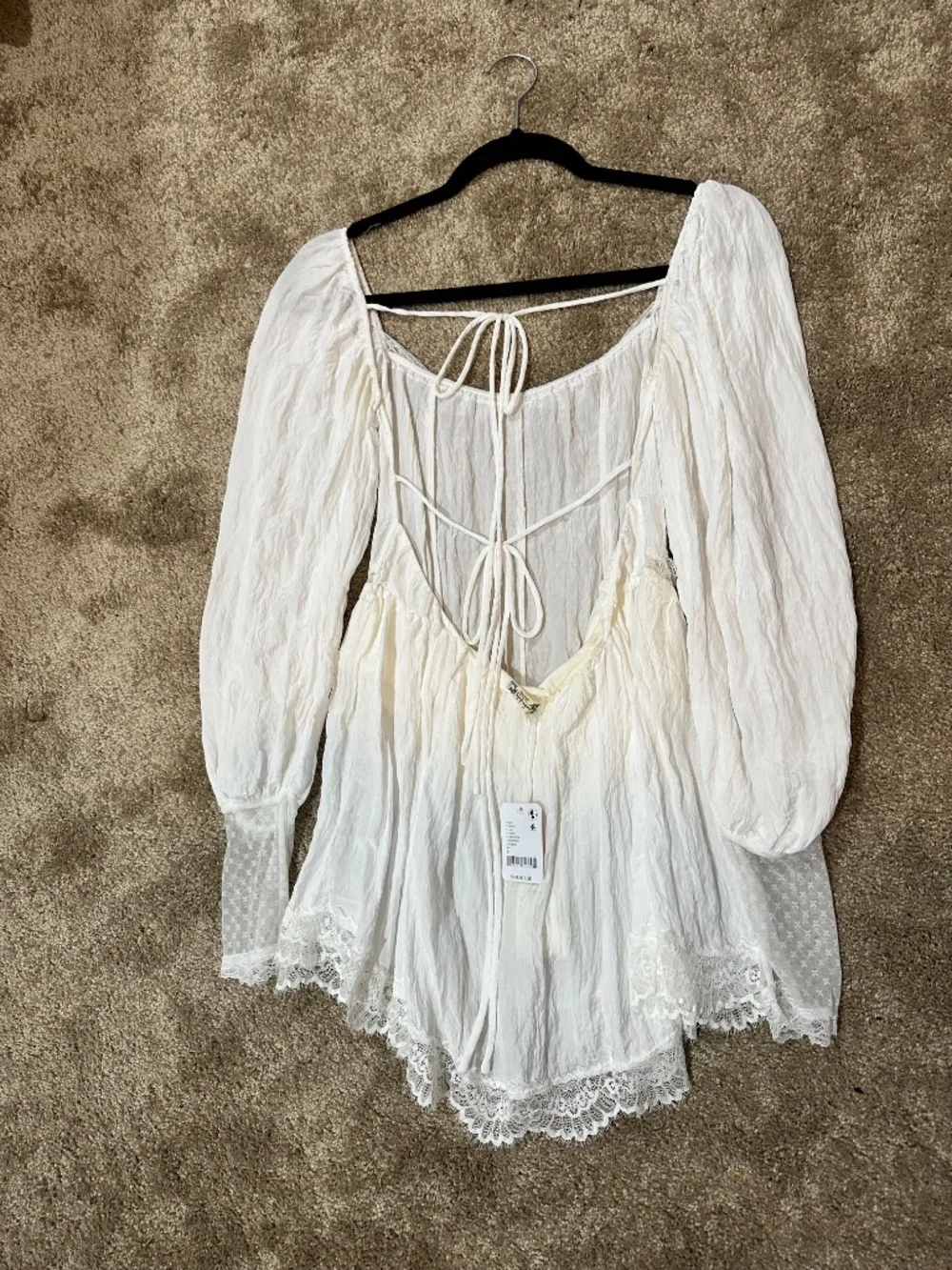 Free people bodysuit mini dress - Picture 2 of 8